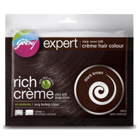 Godrej Ezee Rich Crème Hair Colour 640g Pack Of 4 Black Brown 300