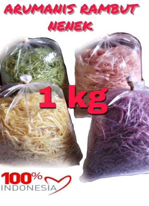 Arum Manis Rambut Nenek 1kg PREMIUM QUALITY Aromanis Bandung