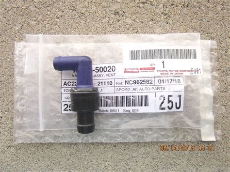 98 04 LEXUS GS400 4 0L V8 GS430 4 3L V8 VENTILATION VALVE PCV SUB