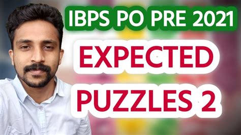 Ibps Po Pre Expected Puzzles And Seating Arrangement Lct