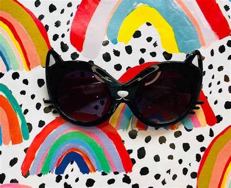 Black Cat Retro Kids Sunglasses Retro Kids