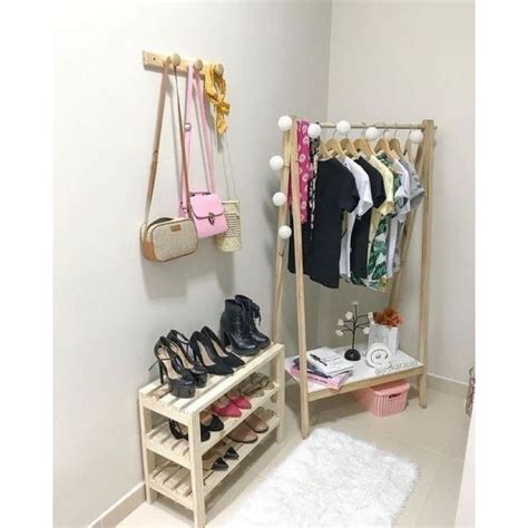 Jual Wooden Shelf 2 Tingkat Rak Susun 2 Tingkat Rak Sepatu Rak