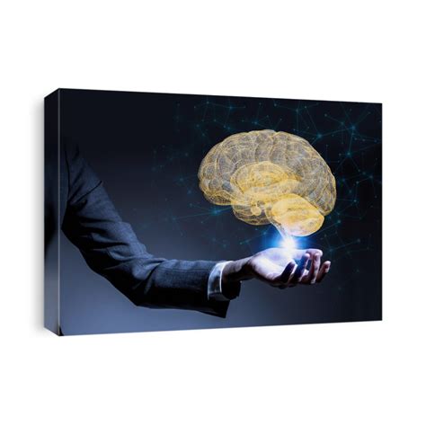 Aiartificial Intelligence Concept 3d Rendering Canvas Print