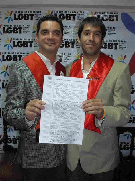 First Gay Couple Weds In Argentina The Two Way Npr