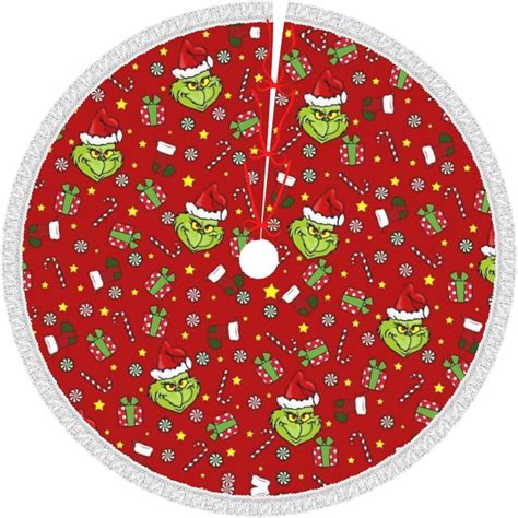 Amazon Grinch Tree Skirt Inch Grinch Christmas Decorations