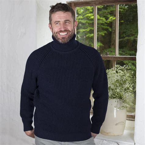 Рыбацкий шерстяной свитер R761 от Aran Crafts | IRISH WOOL