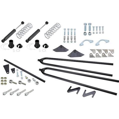 Deluxe Coil Over Rear Suspension Kit Plain Finish