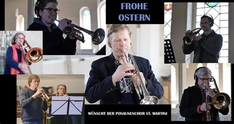 Ostergruß des Posaunenchores Evangelisch lutherische St Martini