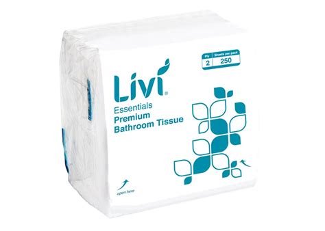 Livi Essentials Premium Interleaved Toilet Tissue Ply Proquip