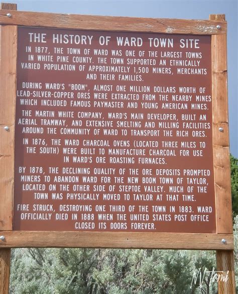 Ward Nevada NEVADA GHOST TOWNS BEYOND