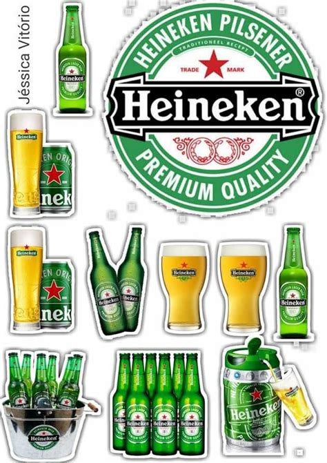 Topper De Bolo Heineken Para Imprimir Topper Heineken Garnrisnet