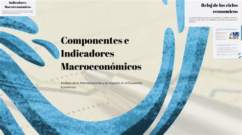 Componentes E Indicadores Macroecon Micos By Leslie Viridiana Moya