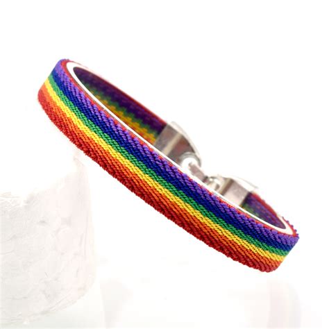 BDM Pulsera Orgullo Gay LGTBI Lesbianas Trans Y Arcoiris Elegir Medida BisuteriaDeModa Es