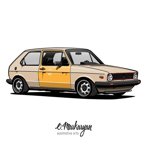 Vw Golf Gti Mk1 On Behance