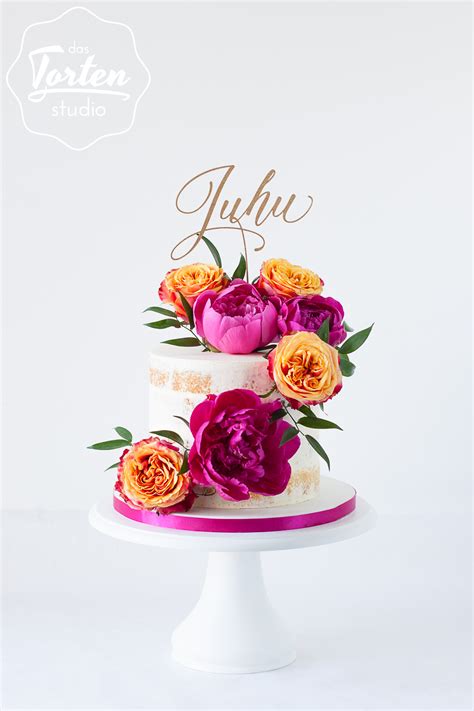 Der Semi Naked Cake Das Tortenstudio