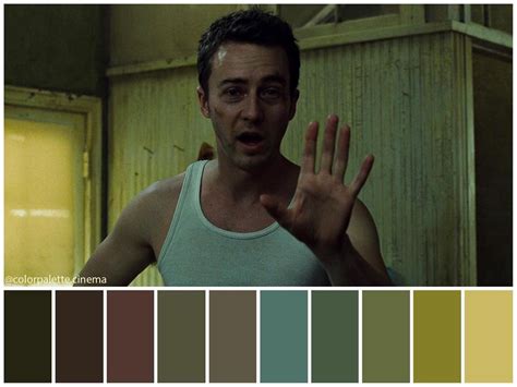 Color Palette Cinema On Instagram Fight Club 1999 Directed By