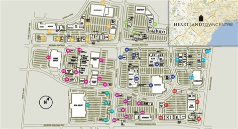 Heartland Town Centre shopping plan | Outlet mall, Ontario city, Outdoor shopping