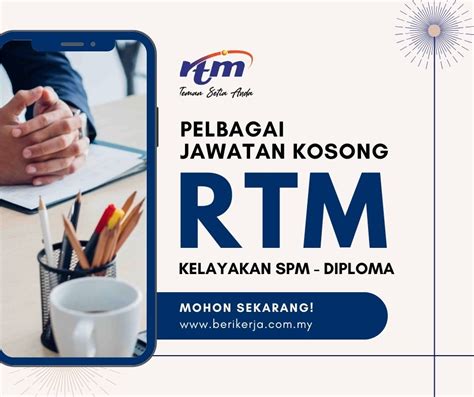 Rtm Buka Pengambilan Pelbagai Jawatan Kosong Kelayakan Spm Diploma