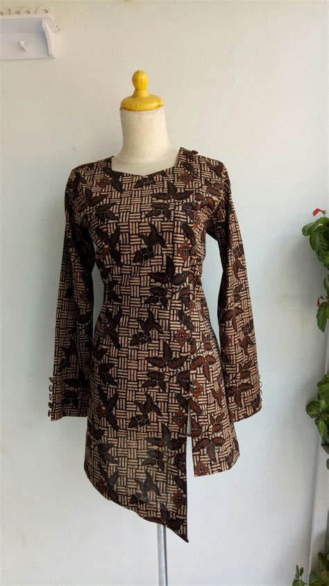 Atasan Batik Kerja Batik Fashion Model Blouse Batik Model Dress Batik