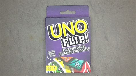 Uno Flip Card Game Opening Youtube
