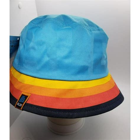 Aldi Accessories Aldi Gear Bucket Hat 223 Light Blue One Size Nwt