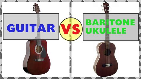 Guitar Vs Baritone Ukulele Youtube