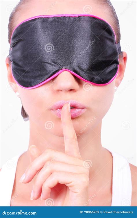 Woman In Sleeping Mask Royalty Free Stock Images Image 20966269