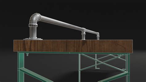 Holding Cell Bench 3d Model Cgtrader