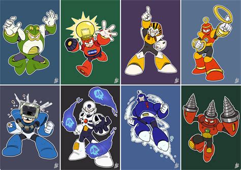 Daily Rockman Rockman 4 Robot Masters By Iandimas On Deviantart