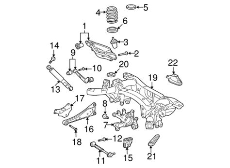 Rear Suspension For Toyota Rav Ourisman Toyota Parts