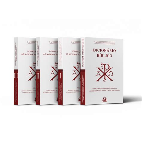 Combo Bíblico Dicionário Bíblico 3 volumes de Introdução Geral ao