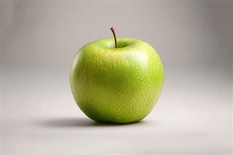 Premium Ai Image Whole Apple Isolate Ripe Fresh Apple Clipping Path