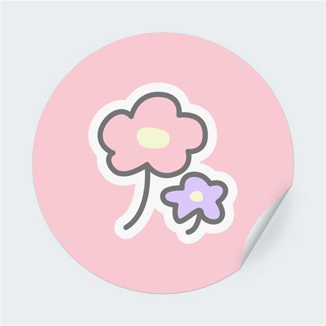 Page 8 Free Editable And Printable Flower Stickers Canva