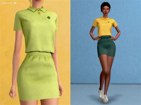 The Sims Resource Polo Shirt Fm By Chloemmm • Sims 4 Downloads