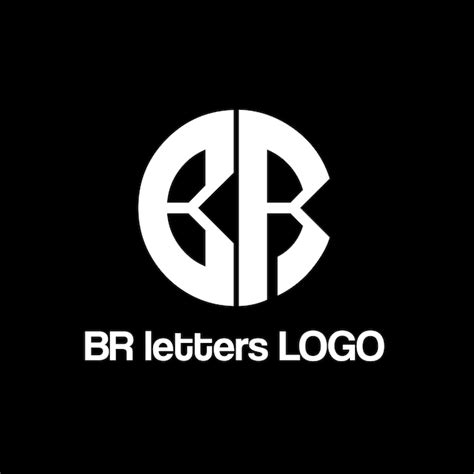 Premium Vector Br Letters Vector Logo Design