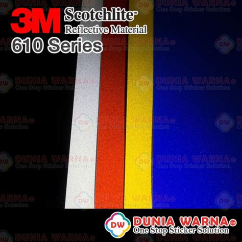 Jual 3M Scotchlite 610 Series Reflective Sticker Skotlet 60 Cm Meteran