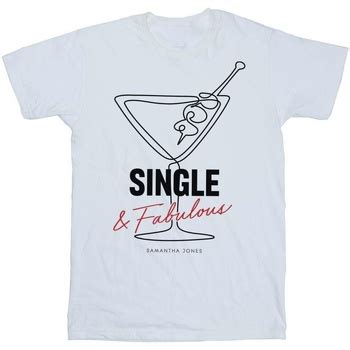 Sex And The City Single And Fabulous Blanc V Tements T Shirts Manches