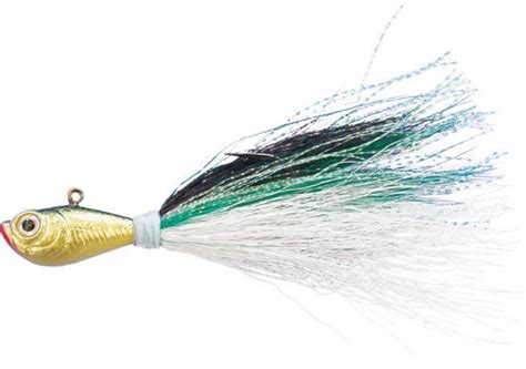 Spro Prime Bucktail Jig Green Shad Fluke Oz Lure Sbtjgs