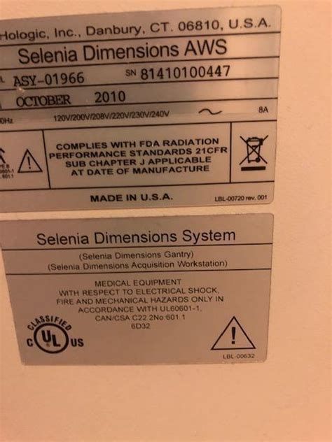 Hologic Selenia Dimensions User Manual