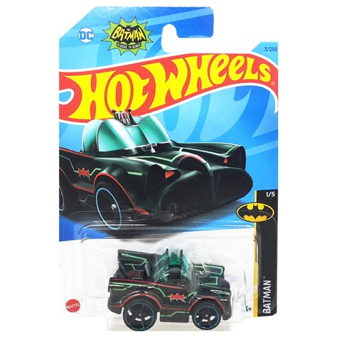 Đồ Chơi Mô Hình Siêu Xe Hot Wheels C4982 3 250 Classic TV Series Batmobile FAHASA