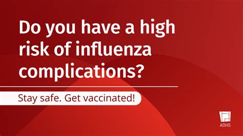 Do You Have A High Risk Of Severe Influenza Complications Az Dept Of Health Services