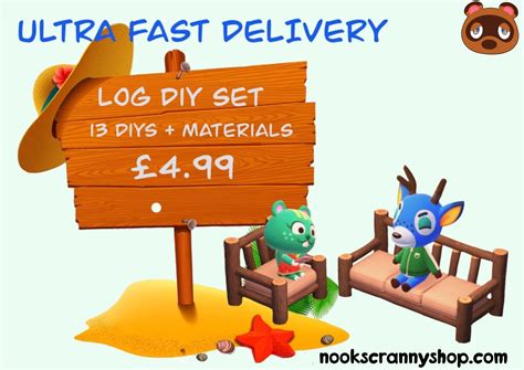 Log Diy Set Nookscrannyshop