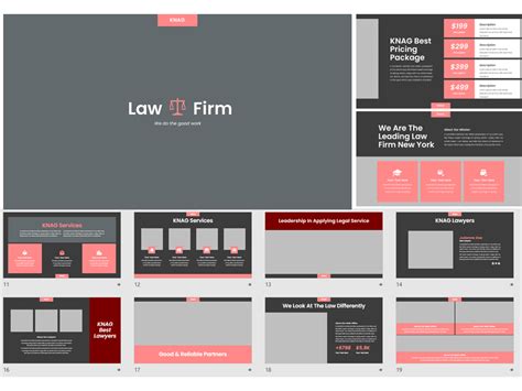 Law Firm PowerPoint Template for Free