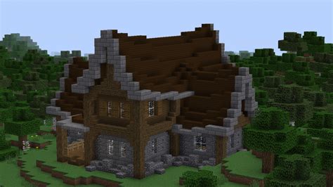 Medieval Spruce House Minecraft Map