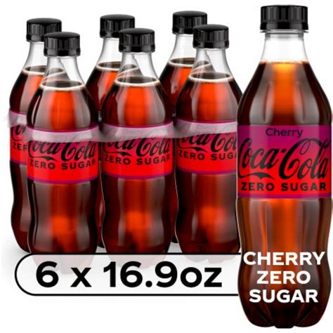 Coca-Cola® Zero Sugar Cherry Soda Bottles, 6 pk / 16.9 fl oz - Kroger