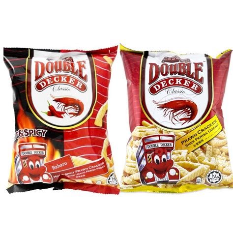 Double Decker G Prawn Cracker Hot Spicy Green Peas Cheese Ring Chicken Cracker