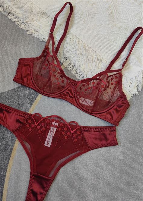 Generic French Underwear Sexy Ultra Slim Transparent Jacquard Lace Sexy Lingerie Big Chest Small