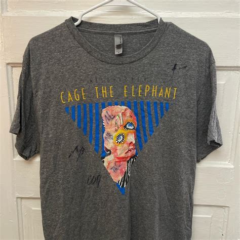 Signed Cage The Elephant Melophobia Shirt Met Them Depop