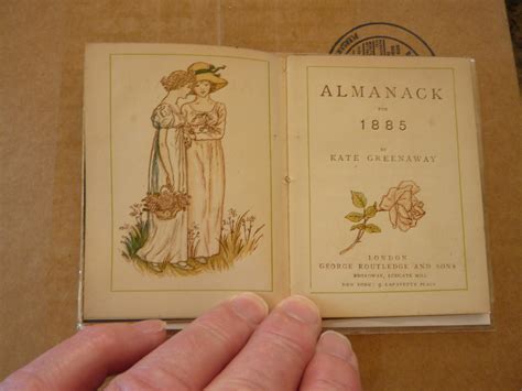 Kate Greenaways Almanack For By Greenaway Kate Near Fine