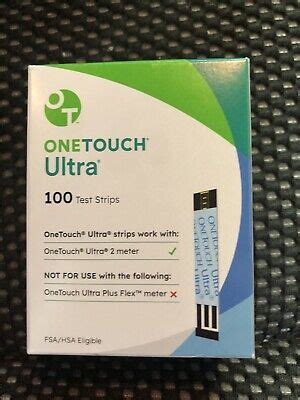 One Touch Ultra Blue Blood Glucose Test Strips Count